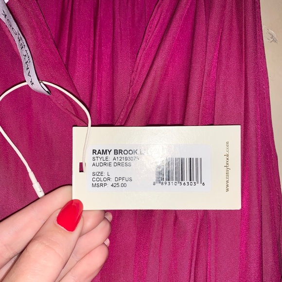 NWT Ramy Brook | Audrie Audrey Maxi Midi Dress - Picture 10 of 13
